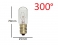 Ampoule de four	E14 25W 25X70 300°	