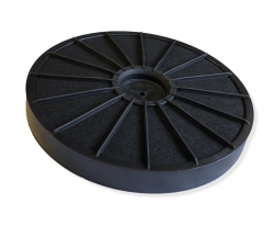 Filtre charbon actif d233mm hotte INDESIT HI260E