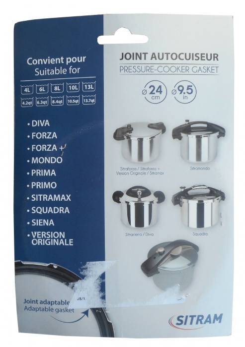 Joint couvercle pour cocotte SITRAM MITRA 4L / 6L / 8L / 10L