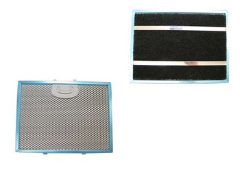 Filtre graisse metal + filtre noir hotte BRANDT SHG59XF11