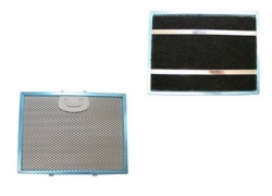 Filtre graisse metal + filtre noir hotte SAUTER SHG16WF13
