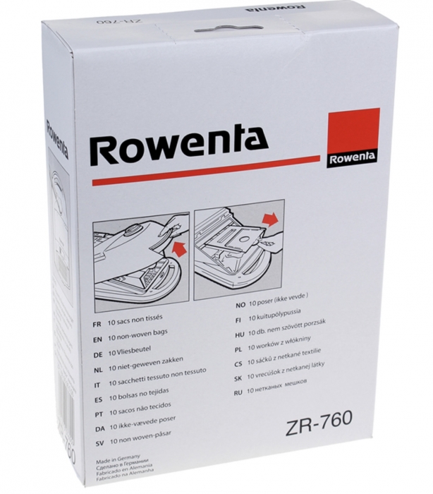 Premium anthères sacs pour aspirateur notamment Adapté Pour Rowenta RB 01 à RS 102