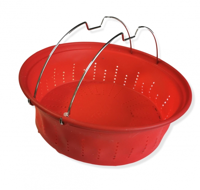 COCOTTE 8 Litres Rouge + Panier Silicone SITRAPRO - 711647 Sitram