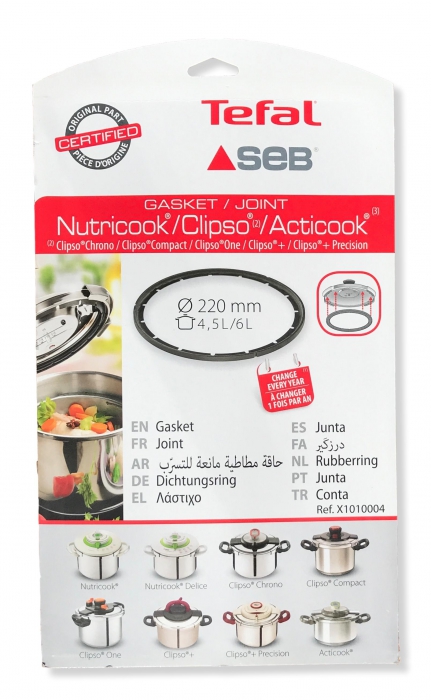 Joint de cocotte-minute SEB CLIPSO ONE 4.5 L INOX