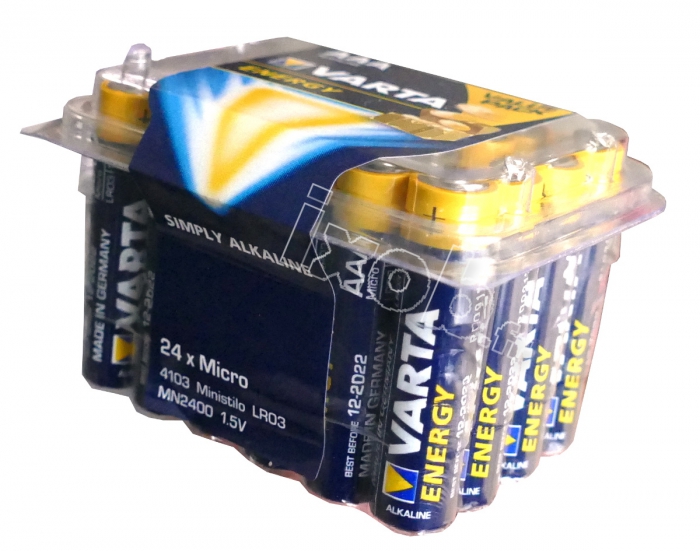 24 piles Alkaline LR03 AAA Varta ENERGY 24 piles Alkaline LR03 AAA Varta ENERGY