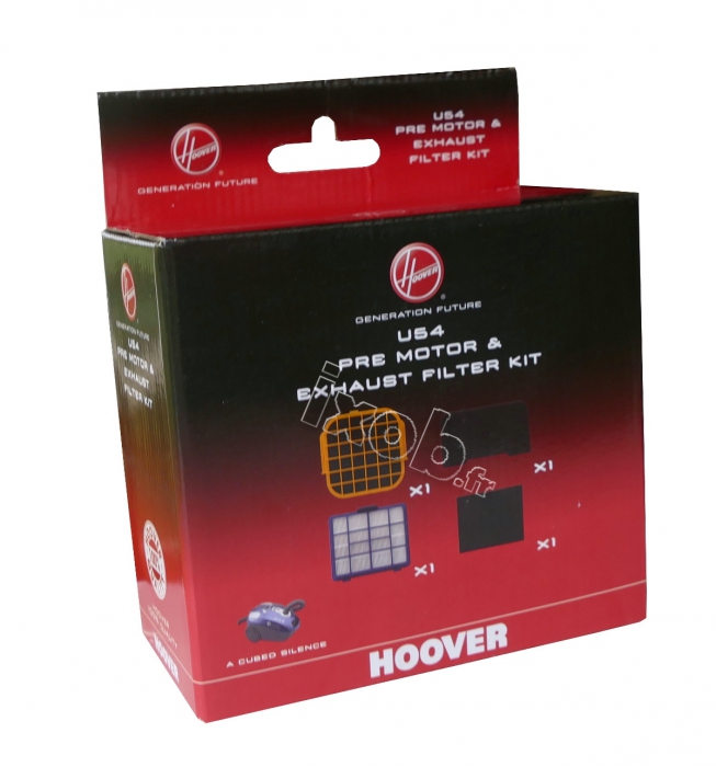 Kit 4 filtres aspirateur HOOVER A CUBED SILENCE