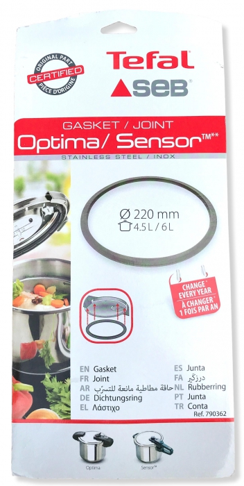 Joint 220mm cocotte SEB SENSOR 4.5L INOX