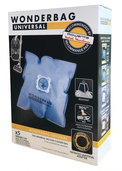 5 sacs Wonderbag aspirateur ROWENTA RO58220 1411 - SILENCE FORCE EXTREME