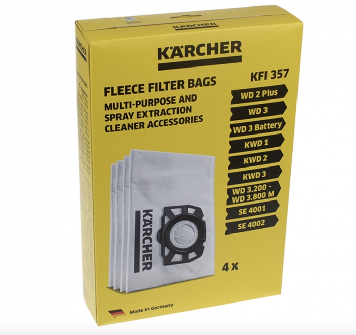 10x sacs d'aspirateur et filtre pour Kärcher A2654Me 