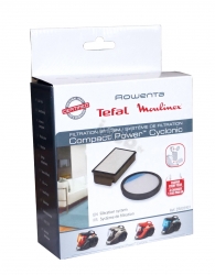 Kit 2 filtres aspirateur ROWENTA RO3798EA - COMPACT POWER CYCLONIC