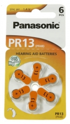 6 piles ZA13 - PR48 - appareil auditif