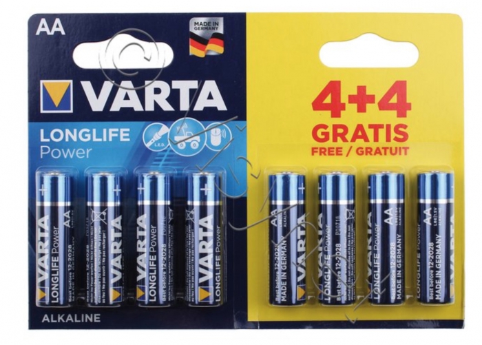 4 piles rechargeable HR6 / HR06 AA 2100 mAh - VARTA