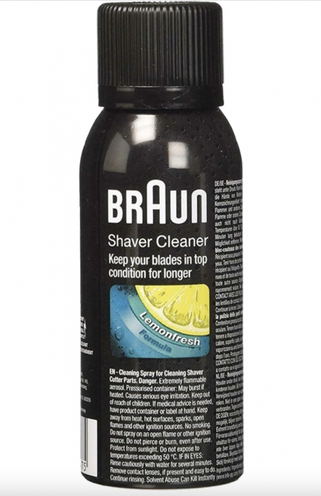 Nettoyant Braun spray tête de rasage - Rasoir électrique
