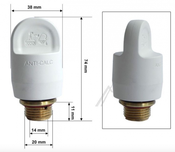 Bouchon remplissage centrale vapeur CALOR GV6915E623 - PRESSING PROFILE