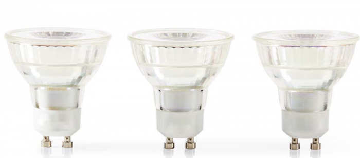 3 ampoules LED GU10 - 4.6W - 2700K