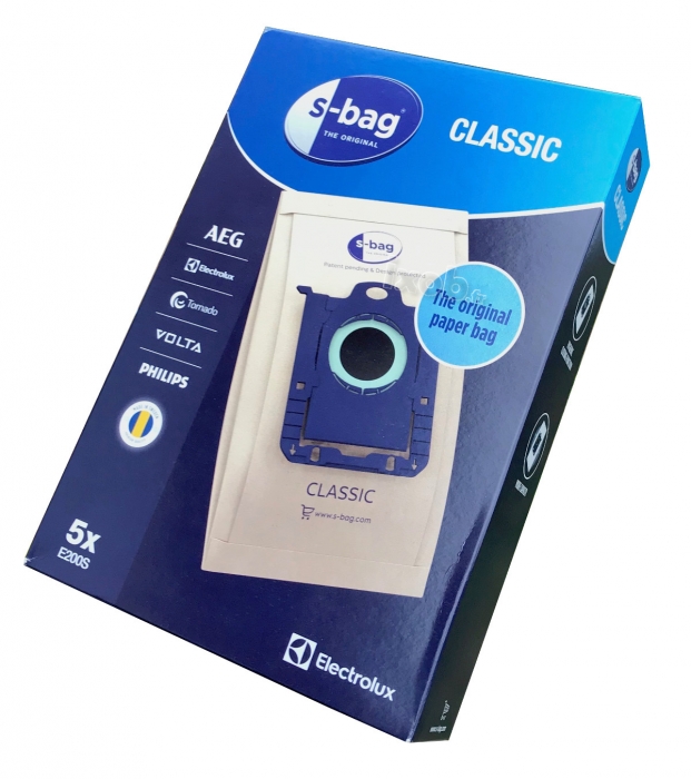 5 sacs s-bag classic aspirateur ELECTROLUX ULTRASILENCER GREEN - ZUSG3901