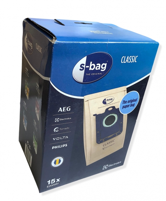 Vhbw 20x Sacs compatible avec AEG/Electrolux UltraSilencer Green aspirateur  - microfibres non tissées, 28cm x 17,5cm, blanc / bleu