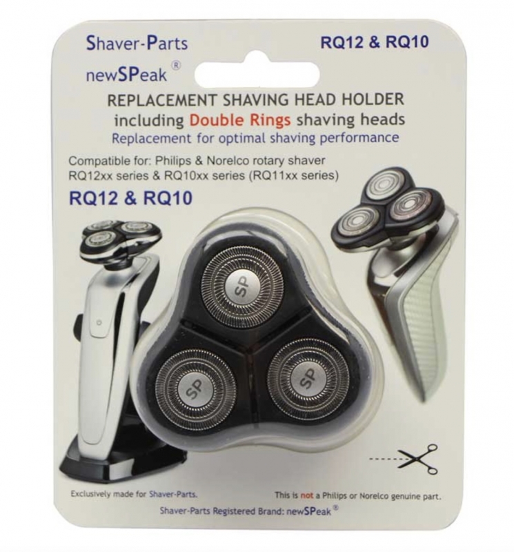 Lot De 3 Têtes De Rasoir Pour Philips RQ11/RQ32 - Compatibles RQ1160XCC, RQ1165X, Etc., Neuf