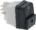 Interrupteur bipolaire noir 16a 250v PIECE -