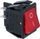 Interrupteur bipolaire rouge 16a 250v   -