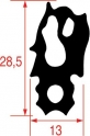 Joint porte de four 500x470 mm   -