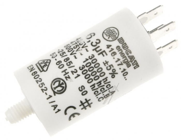 Condensateur 6,3uf- 400/450v ARTHUR MARTIN AFG580X hotte
