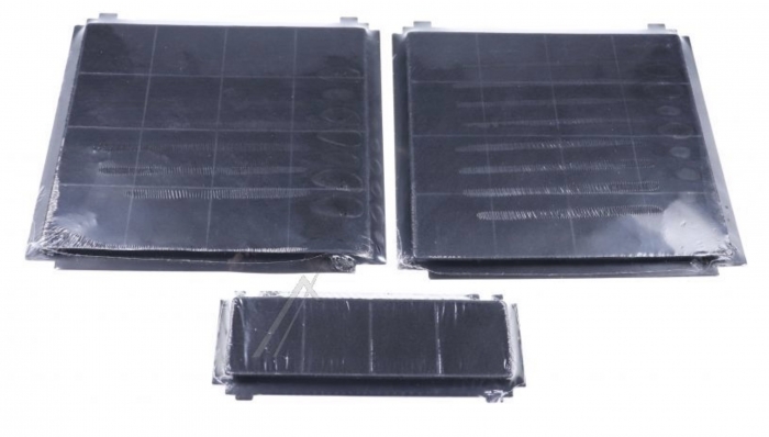 2 filtres + 1 filtre charbon kit hotte AIRFORCE AIREKOBLACK60