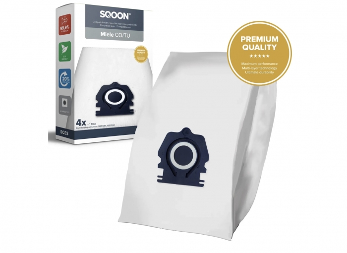 Lot de 4 sacs aspirateur MIELE GUARD S1