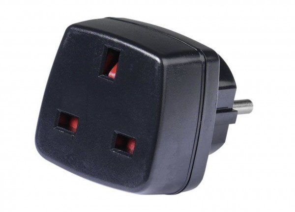 Adaptateur de voyage Royaume-Uni vers France / Europe