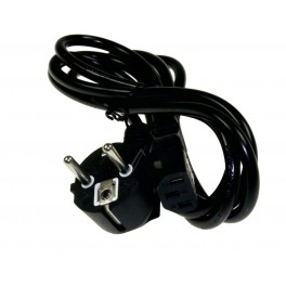Cordon secteur froid 3 broches 1,8 m noir pour trottinette GT2P E