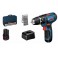 Perceuse-visseuse sans fil Bosch GSR 12V-15 Professional avec batteries et accessoires
