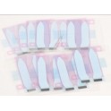 Bandes adhésives batterie compatibles iPhone 15 - pack de 10