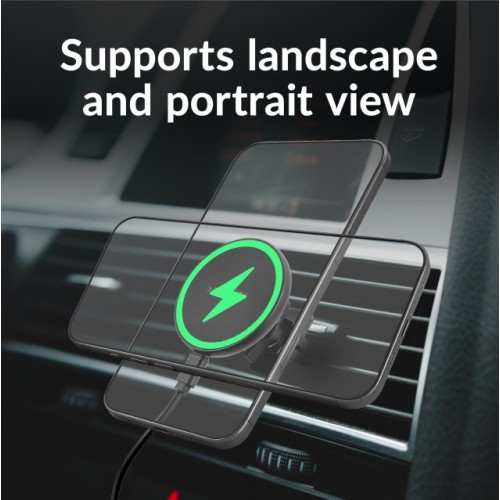 Support chargeur voiture MagSafe compatible IPHONE 15 PRO