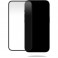 Protection &eacute;cran bord noir compatible iPhone 15 Pro