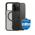 Coque hybride MagSafe noire compatible iPhone 15 Pro