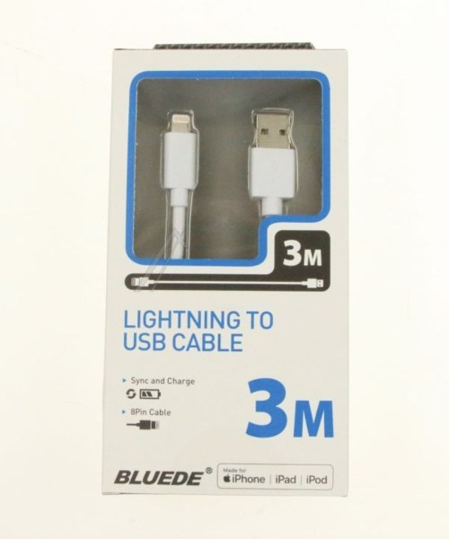 CABLE LIGHTNING/USB 3M ALTERNATIVE iPhone/IPAD