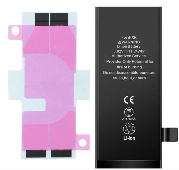 3,82V-2940MAH ACCU COMPATIBLE iPhone XR AVEC ADHESIF
