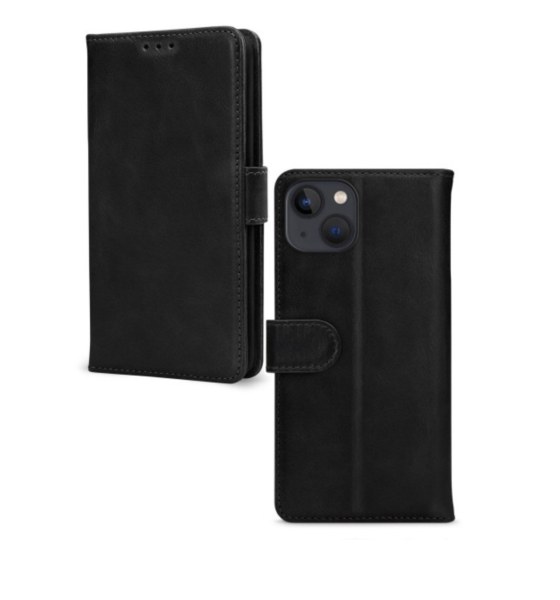 MOBILIZE ETUI PORTE-FEUILLE EN CUIR POUR Apple iPhone 13 , NOIR