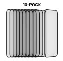 Protection &eacute;cran X-Guard contour noir pour iPhone 16 Pro Max - lot de 10