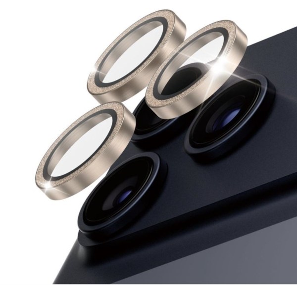 Protection caméra PanzerGlass Hoops or pour iPhone 16 Pro