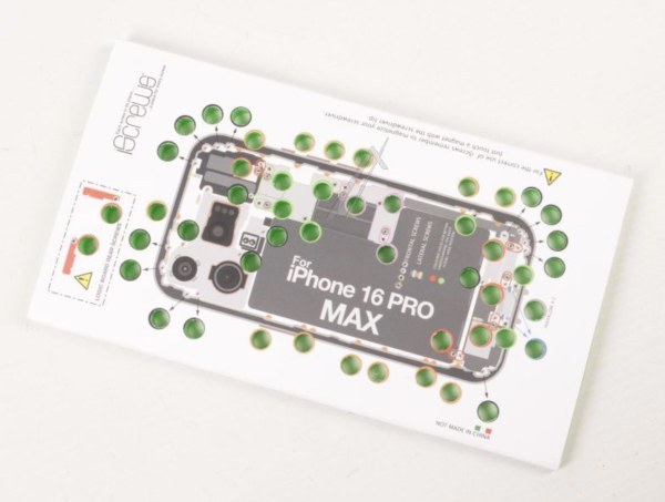 Gabarit de rangement de vis iScrews pour iPhone 16 Pro Max