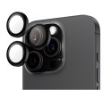 Protection caméra PanzerGlass Hoops noir pour iPhone 16 Pro