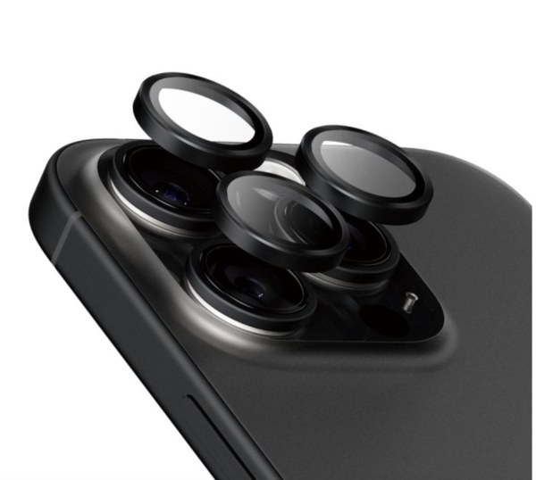 Protection caméra PanzerGlass Hoops céramique pour iPhone 16 Pro