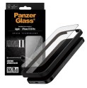 Protection écran céramique PanzerGlass coupe large avec aligneur pour iPhone 16 Pro