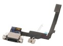 Nappe connecteur de charge titane noir pour iPhone 16 Pro