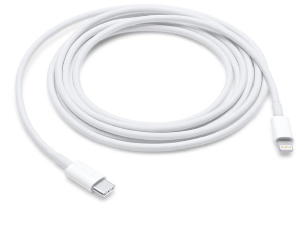 Câble USB-C vers Lightning original Apple 2 m compatible iPhone 13 Pro Max