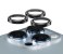 Protection cam&eacute;ra PanzerGlass Hoops noire pour iPhone 13 Pro Max