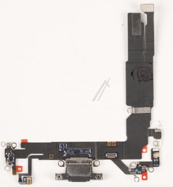 Nappe connecteur de charge noir pour iPhone 16