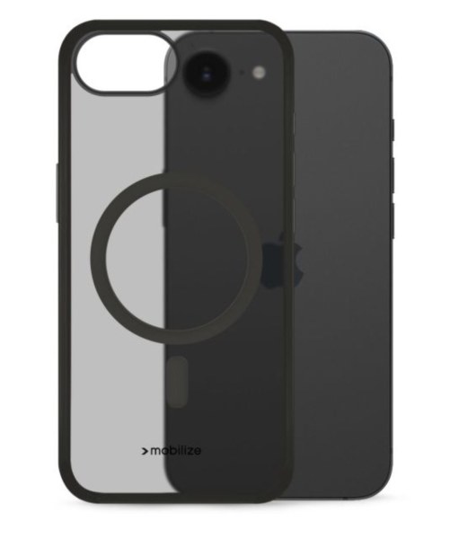 Coque Mobilize Hybrid Pro MagSafe noire pour iPhone 16e