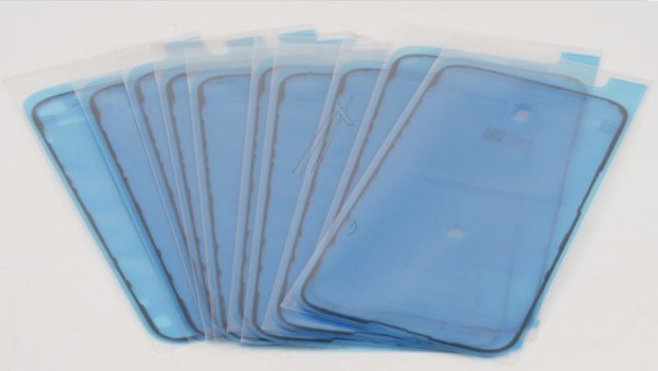 Bandes adhésives écran noires pour iPhone 15 Pro Max lot de 10